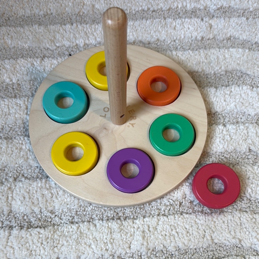 Lovery Colorful Wooden Stacking Toy